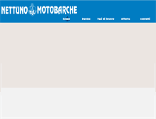 Tablet Screenshot of nettunomotobarche.com